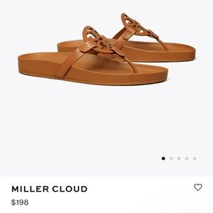Tory Burch Miller cloud. Size 9. Worn once (inside).